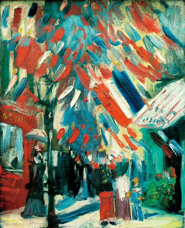  文森特·威廉·梵高  Vincent Willen Van Gogh —— 7月14日在巴黎的庆祝活动